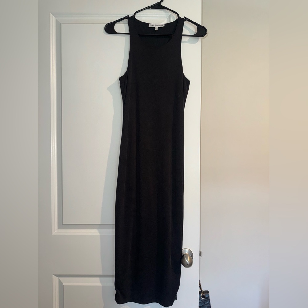 Good American body con dress, size 1 in GA sizing